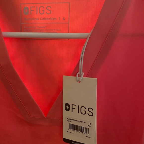 Figs Scrubs Set (Small) Neon Pink —SOLD - Picture 4 of 6